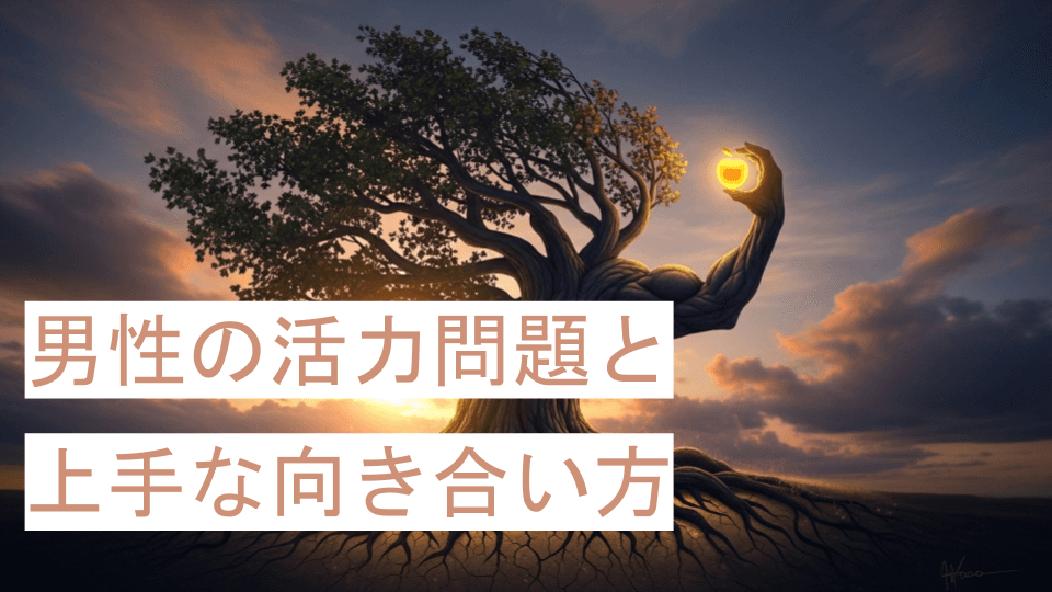 男性の活力問題と上手な向き合い方：血管老化とサプリ・薬の活用フロー