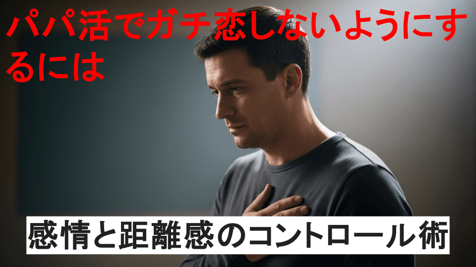 パパ活でガチ恋しないようにするためには？感情と距離感のコントロール術